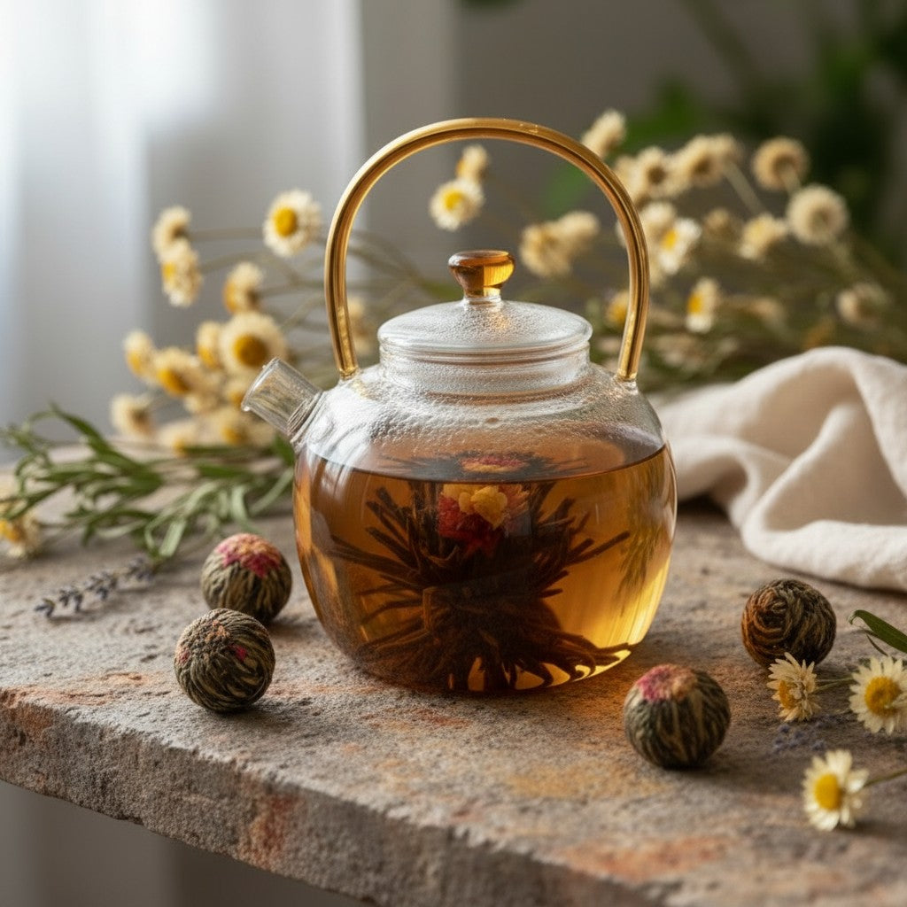 800ml Modern Glass Teapot