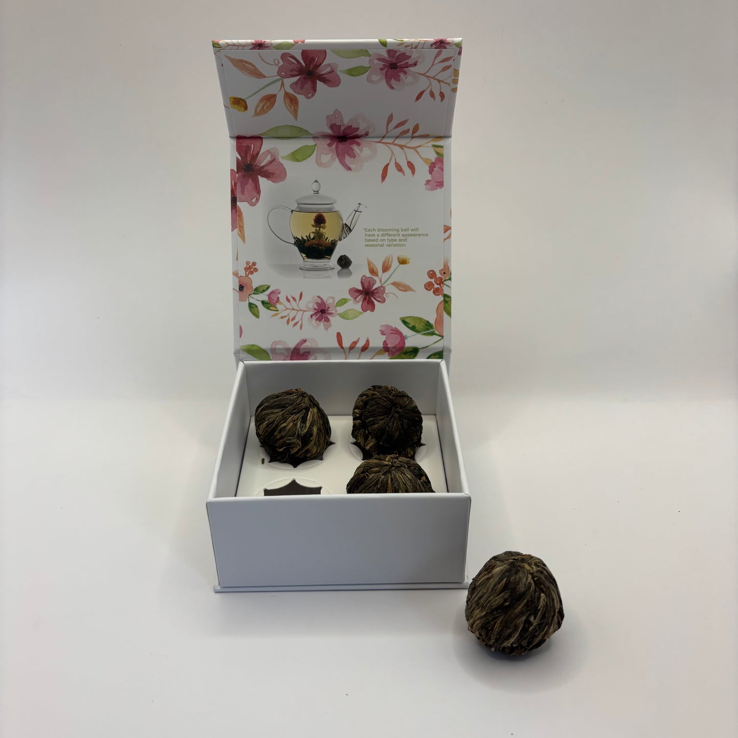 Blooming Tea Gift Box with 4 balls