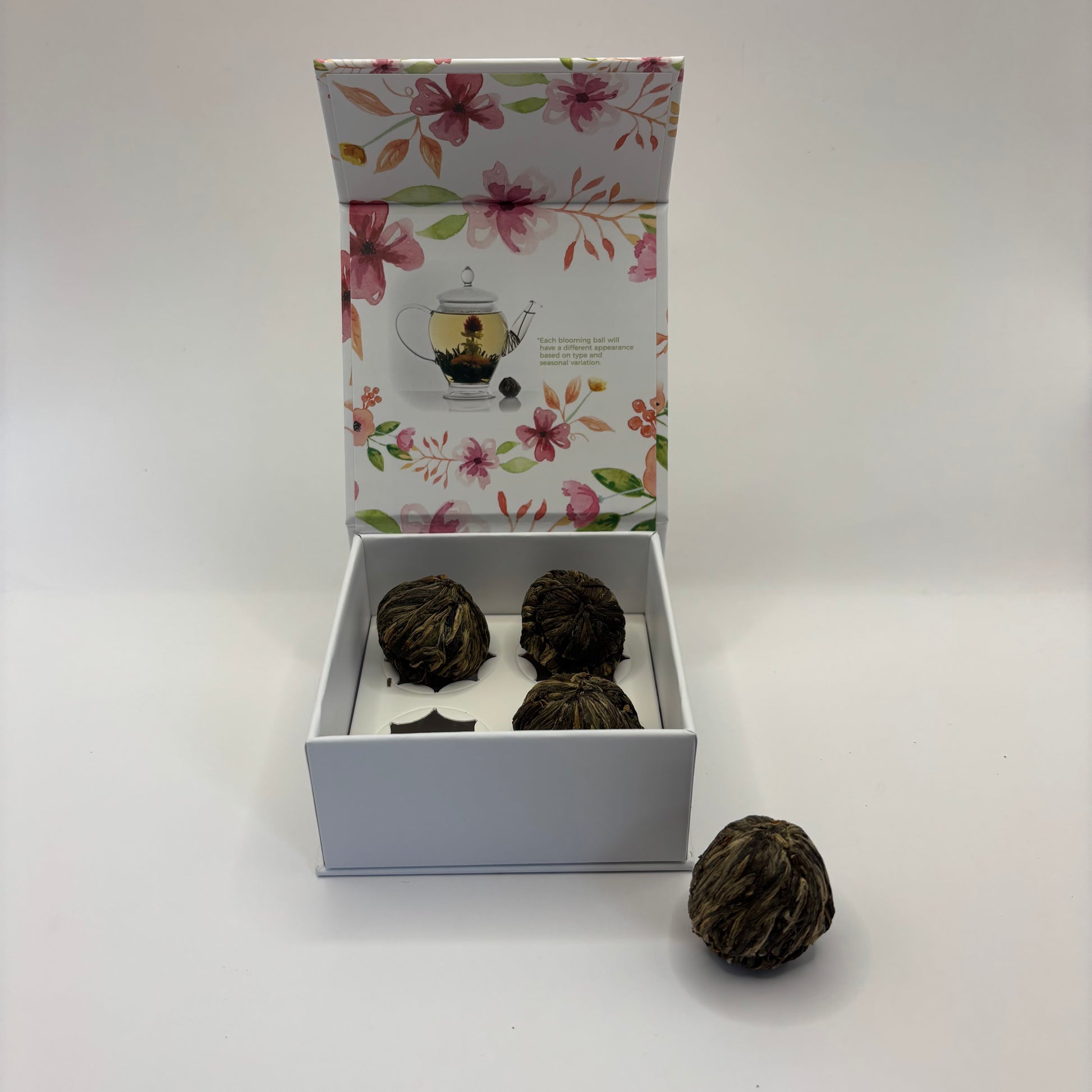 Blooming Tea Gift Box with 4 balls