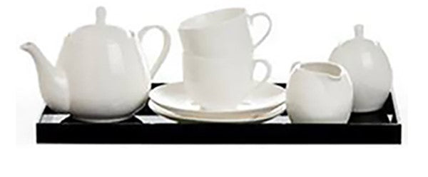 Ceramic Teapot Set with bonus Tea Tray
