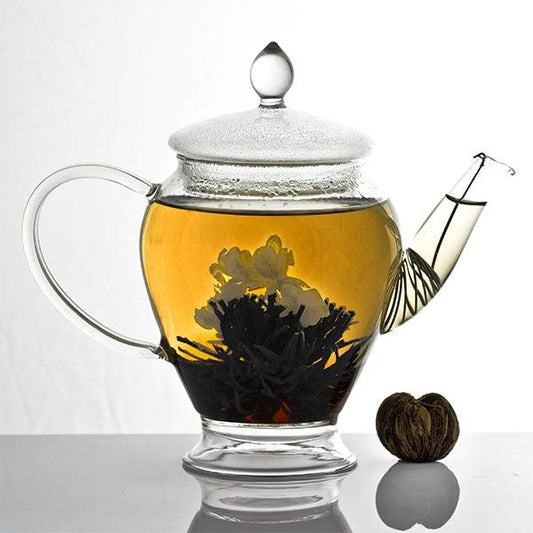 Flowering black tea ball - Jasmine Vanilla