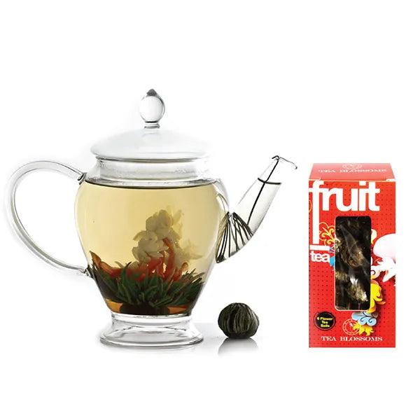 Green Tea, Red Lily and Peach Blooming Balls