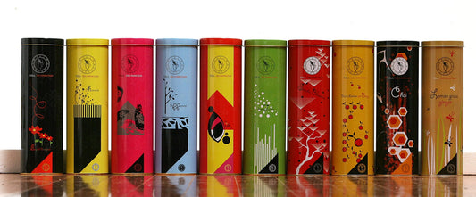 Tea Blossoms Storage Tins