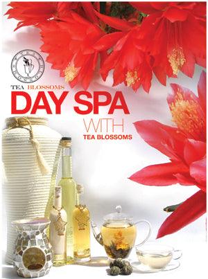 Complement a day spa with relaxing tea - Tea Blossoms