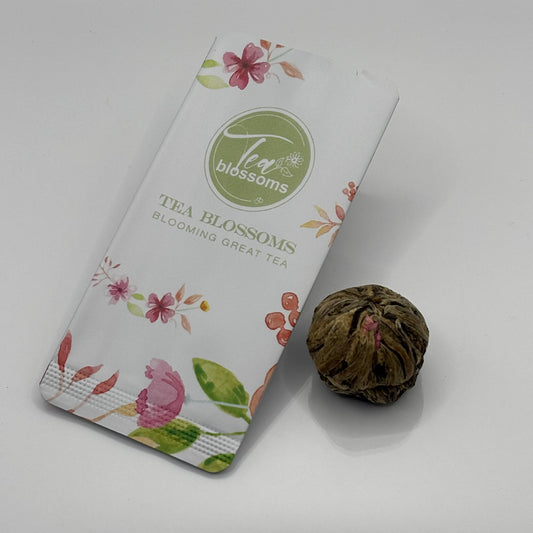 Single enveloped blooming tea