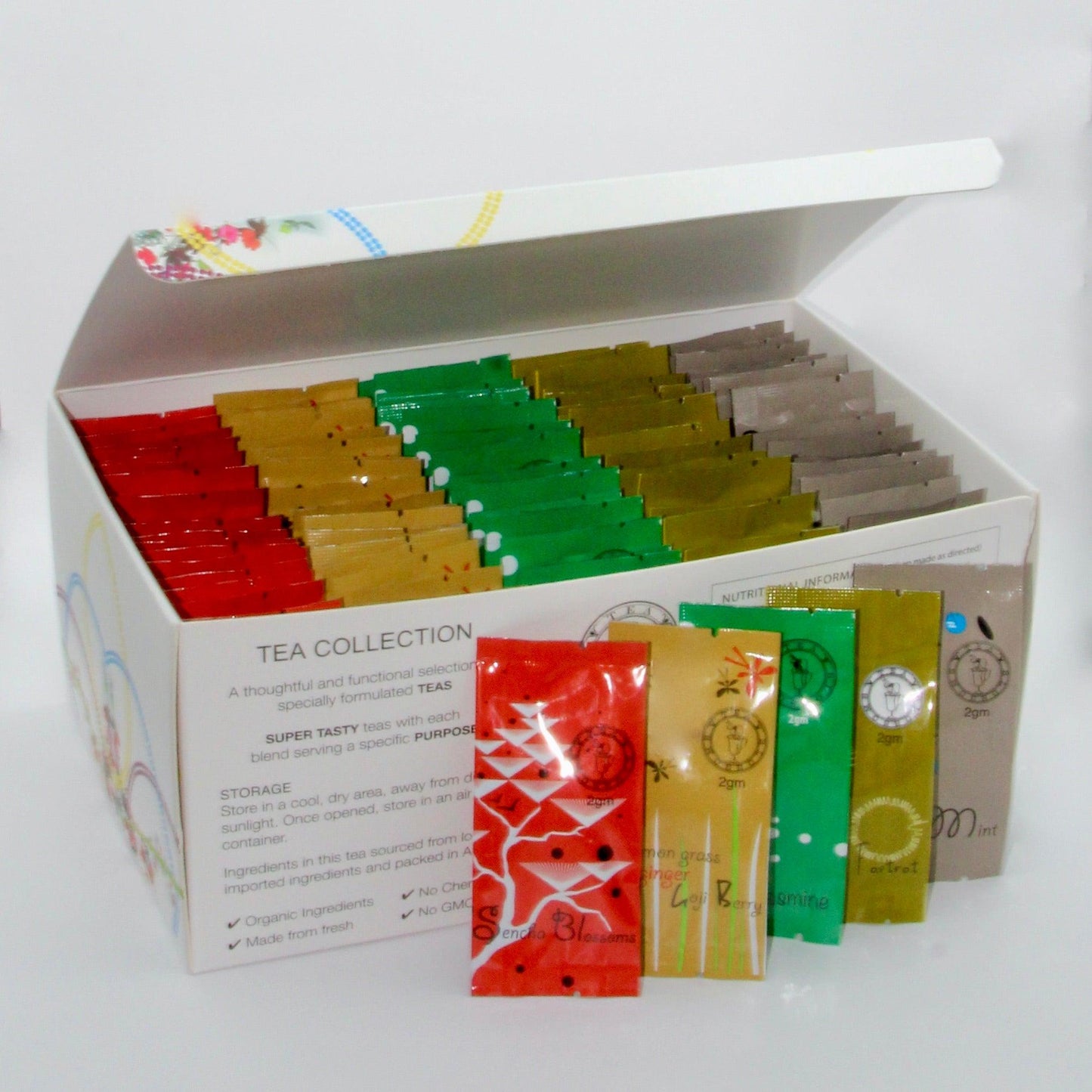 Deluxe Tea Selection Box 100pk Green & Herbal
