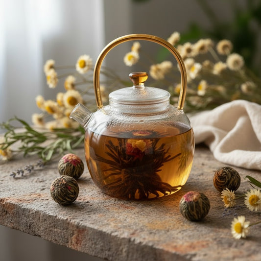 800ml Modern Glass Teapot