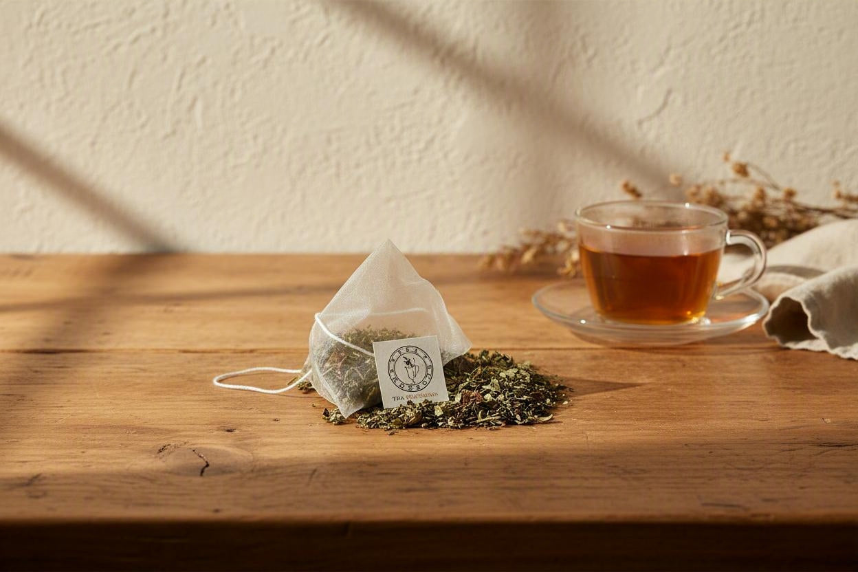 Afternoon Silken Tea Scene