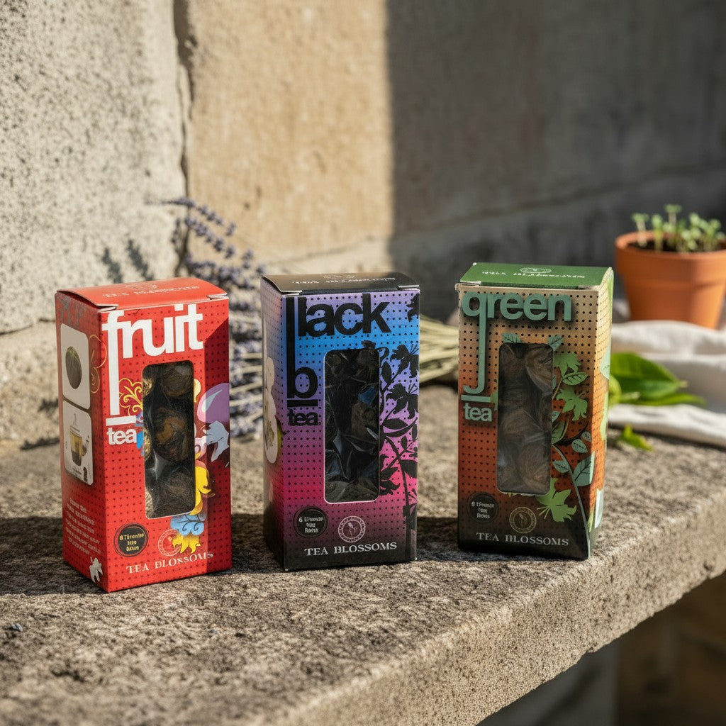 Assorted Blooming tea ball gift packs (18)