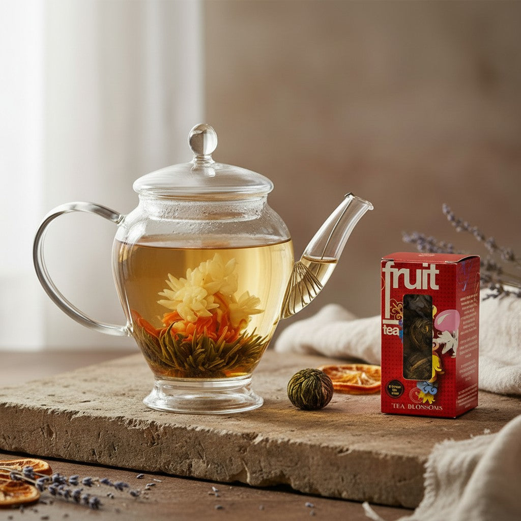 Green Tea Gift Box with 6 tea balls