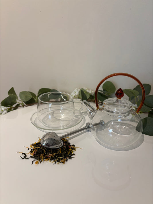 Teapot, Cup & Saucer Gift Set