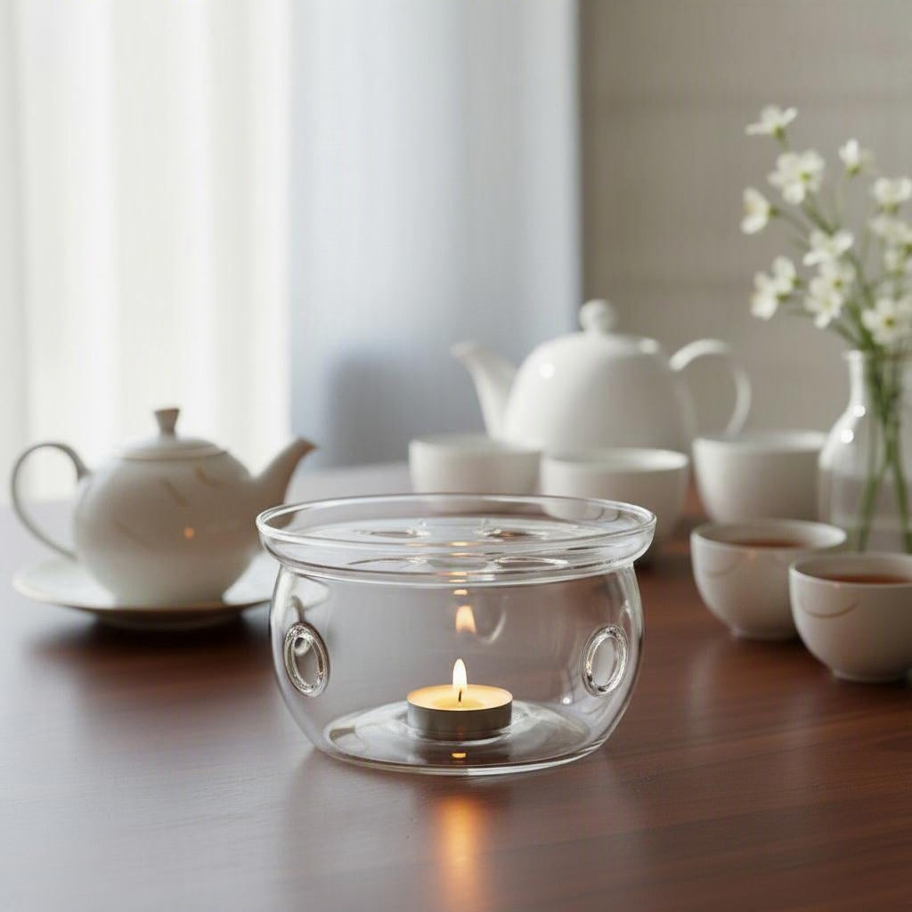 Glass Teapot warmer A