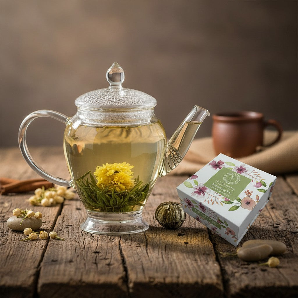 White Tea Osmanthus, Chrysanthemum Blooming Tea Gift Box